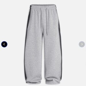 Aelfric Eden heart graffiti Gray Sweatpants